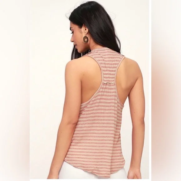 Free People Frida Embroidered Striped Faux Wrap Top in Neutral Size M NWT - Picture 2 of 8